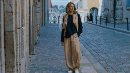 Nice Winter Style: Linen Layers from Beach to Dinner